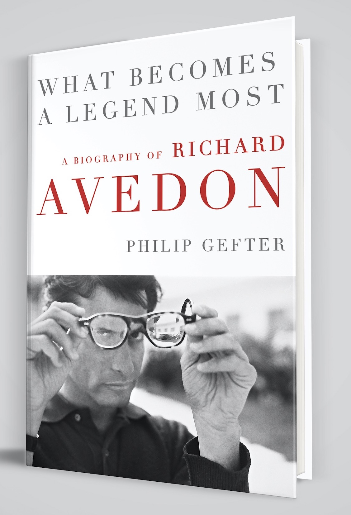 Couverture de la nouvelle biographie sur Richard Avedon