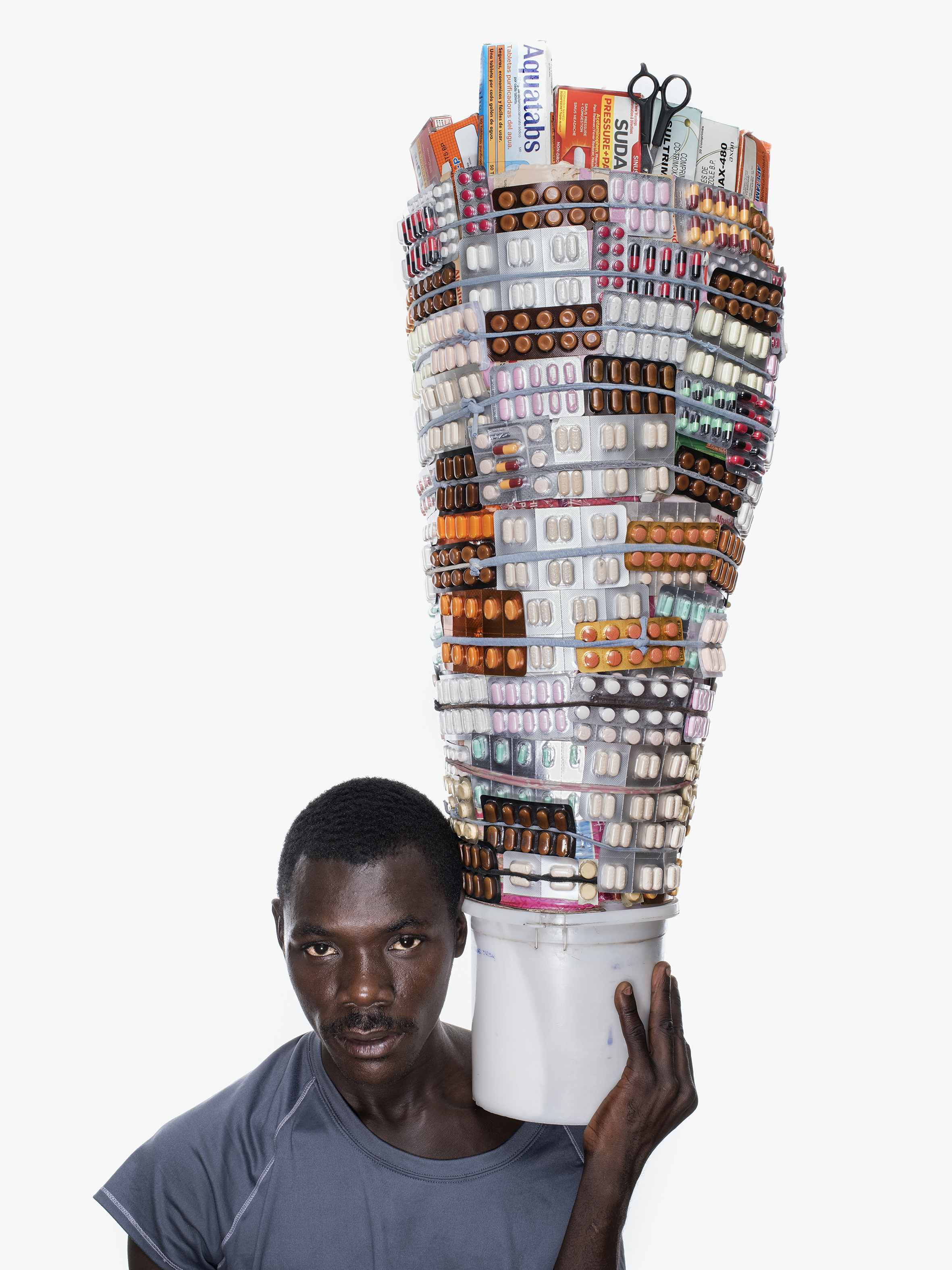 In Happy Pills, Haitian street vendor compete to sell their drugs with colorful towers
