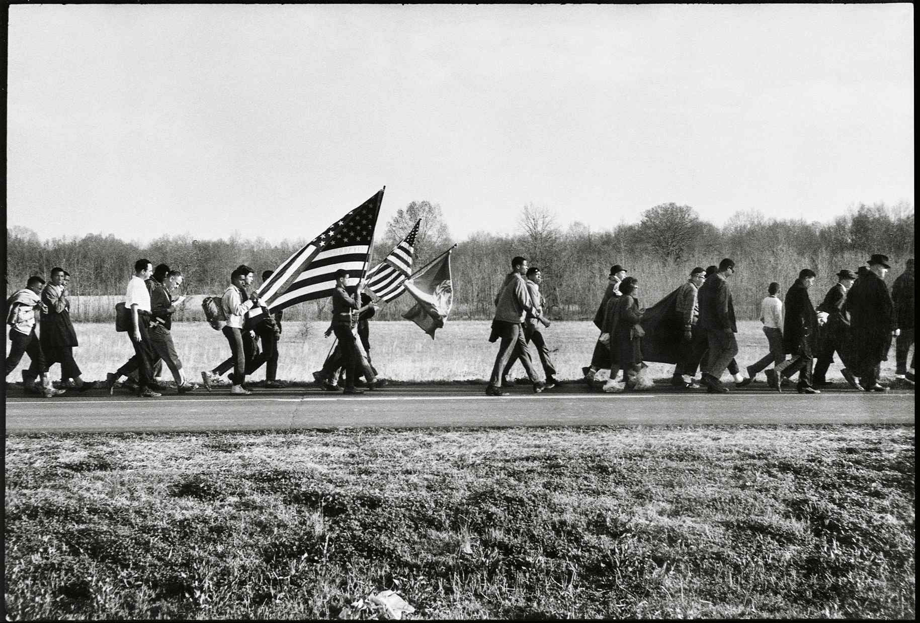 Photo of the Selma March by Steve Schapiro